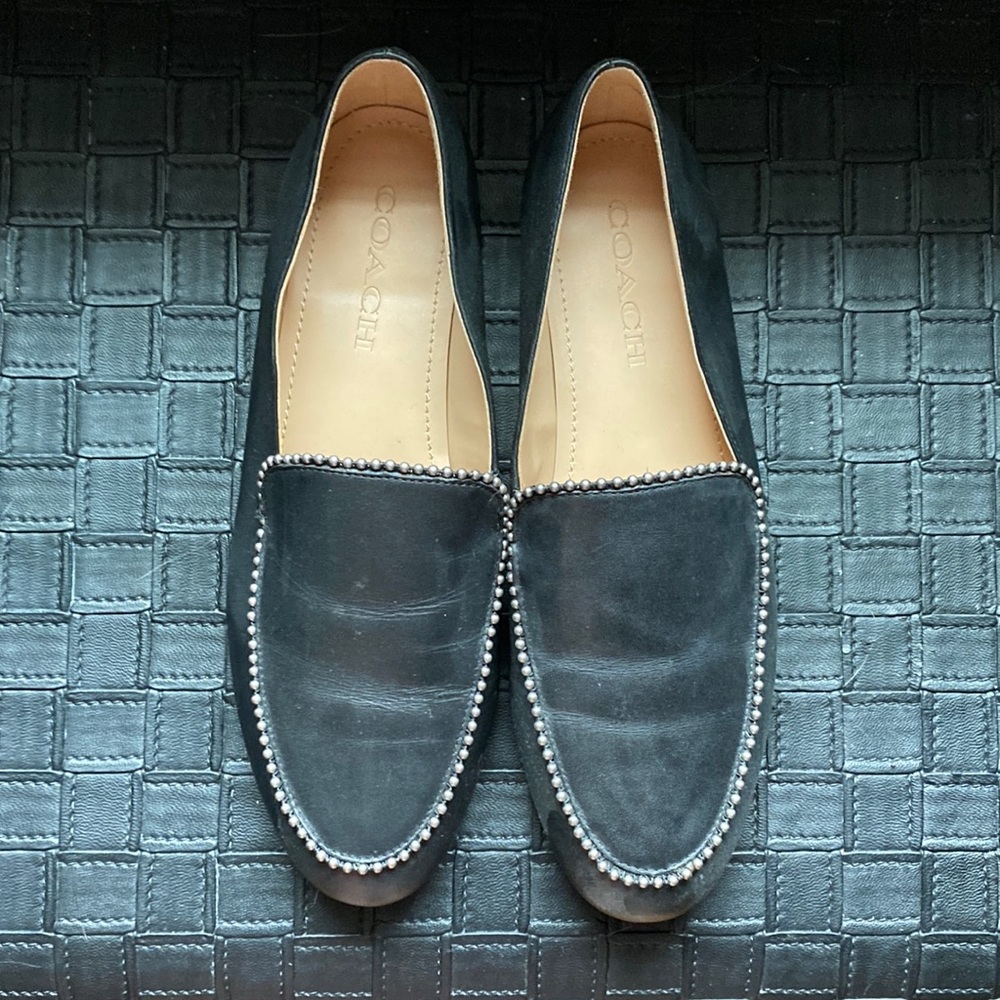 Lightly worn coach flats Sz 8